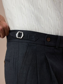 Marini Dervio High Waisted Double Pleated Pants