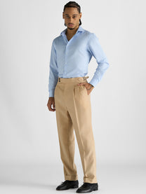 Marini Blue Stripe No-Iron Shirt