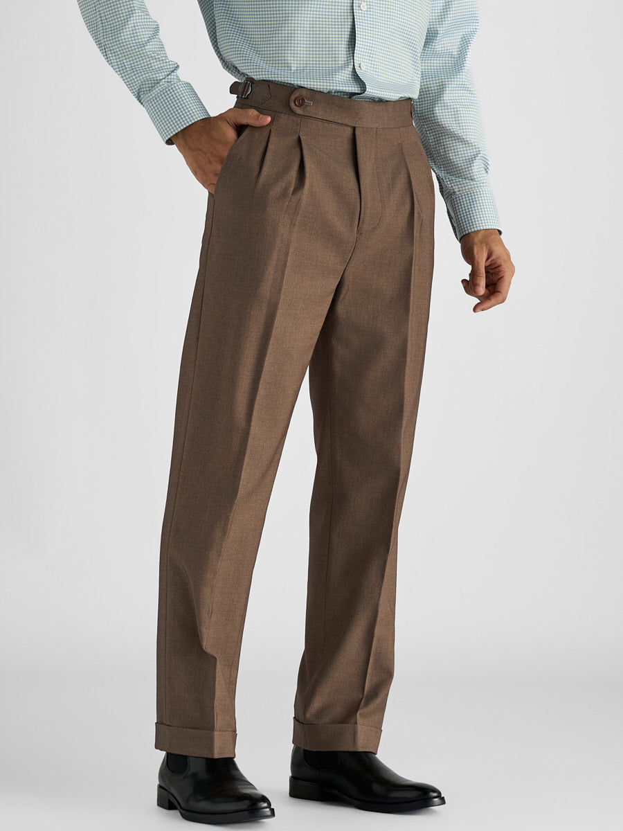 Marini Livorno High Waisted Double Pleated Pants