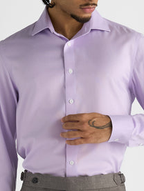 Marini Lavender Jacquard No-Iron Shirt