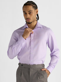 Marini Lavender Jacquard No-Iron Shirt