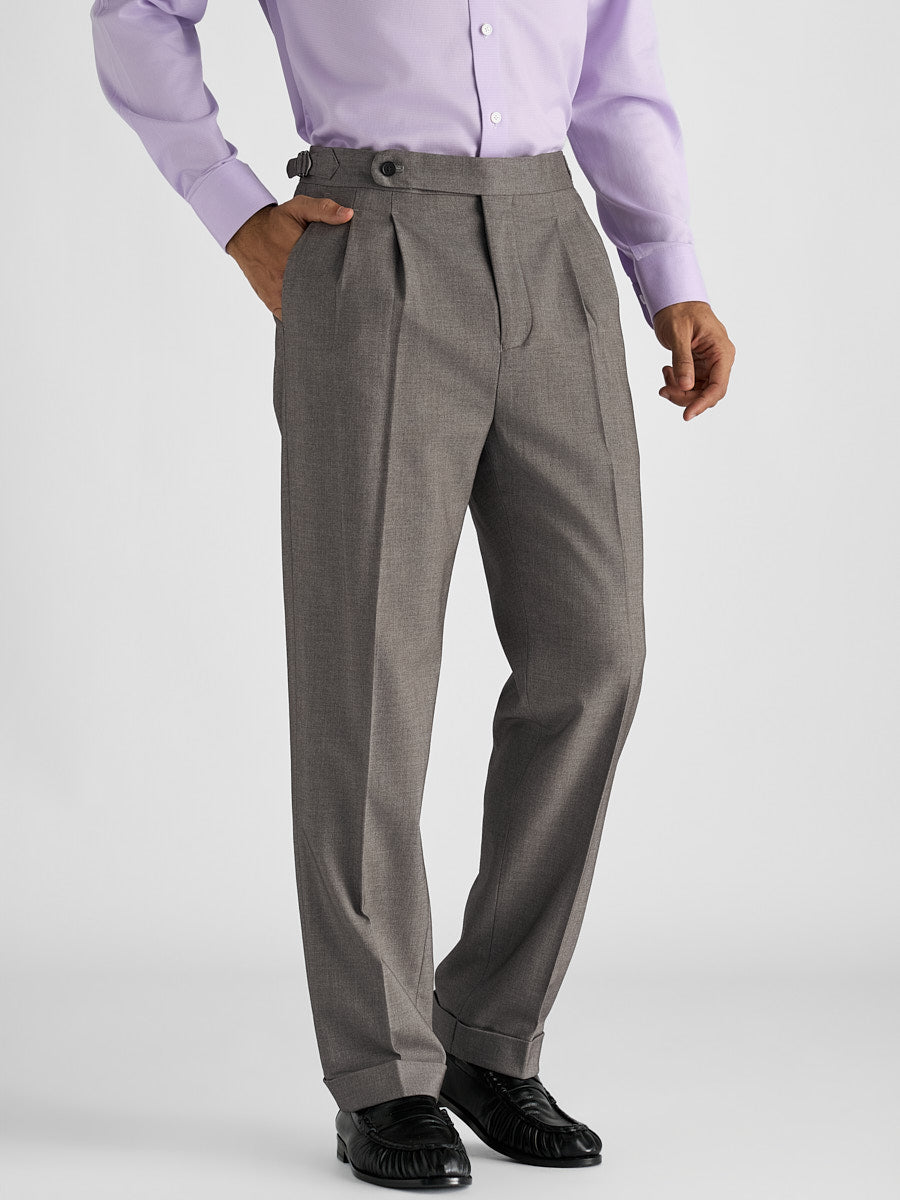 Marini Livorno High Waisted Double Pleated Pants