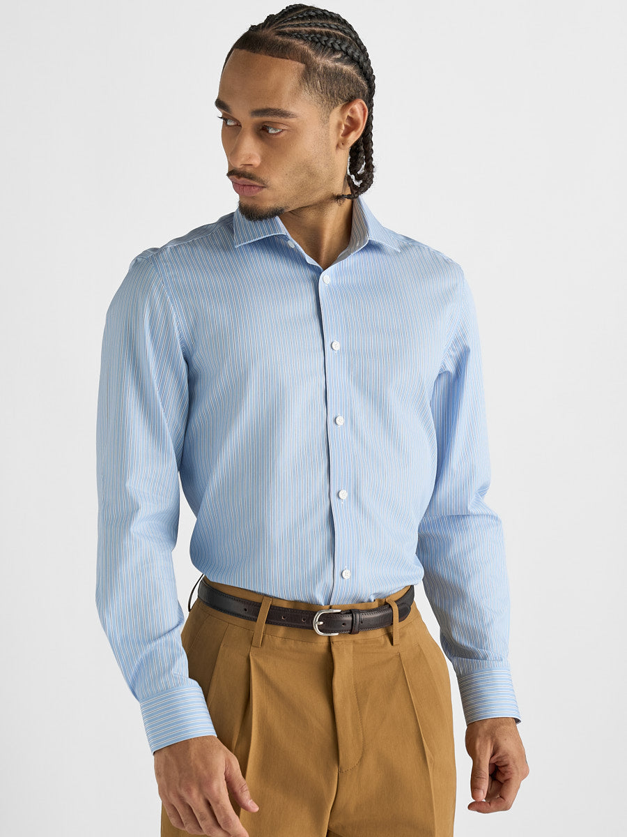 Marini Fine Stripe No-Iron Shirt