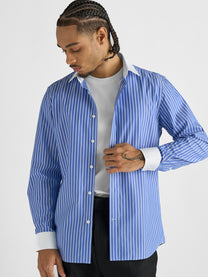 Marini Wall Street No-Iron Contrast Collar Shirt
