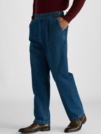 Marini Elviano Pleated Denim Trousers