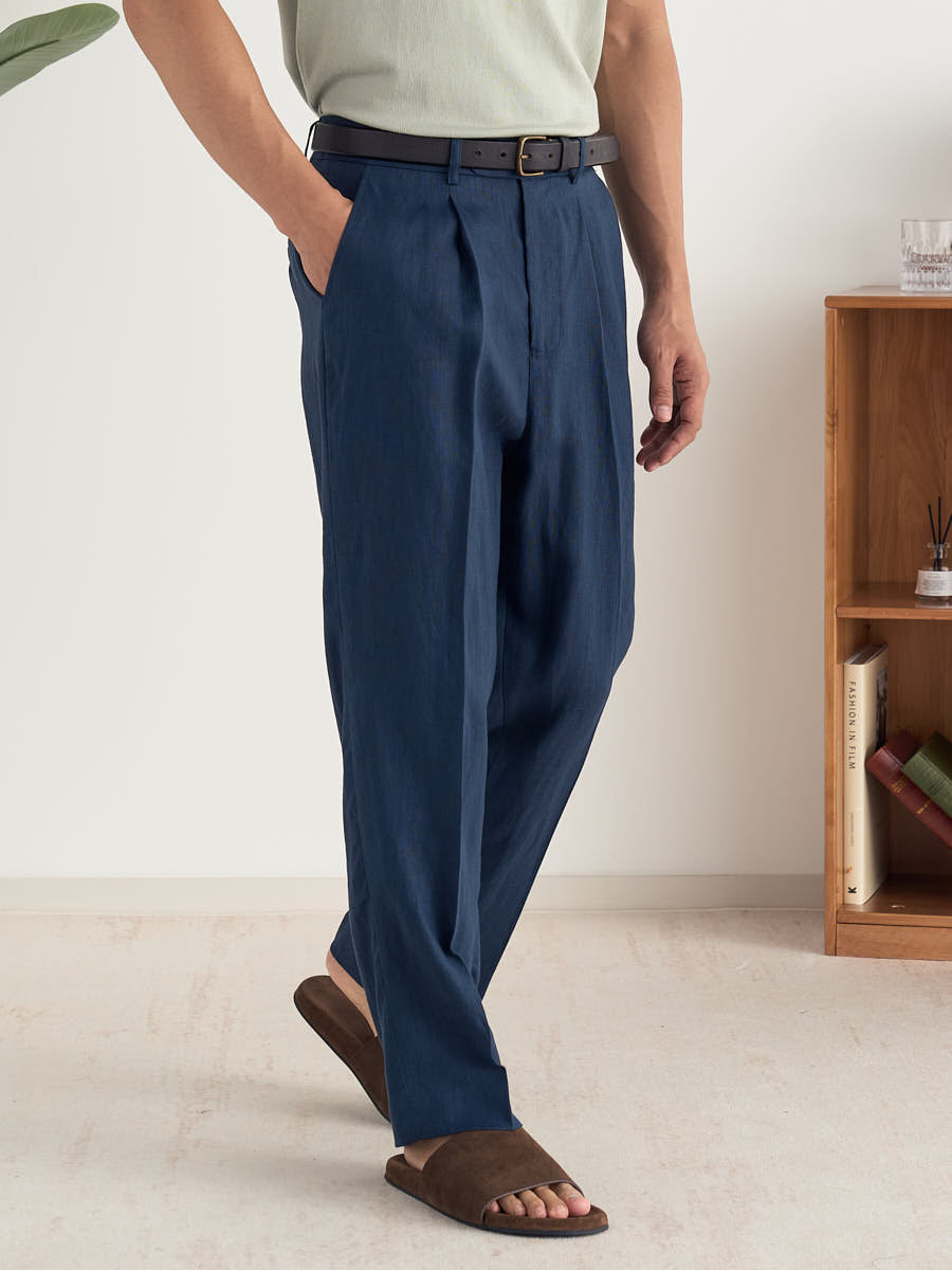 Marini Velmora Linen Trousers