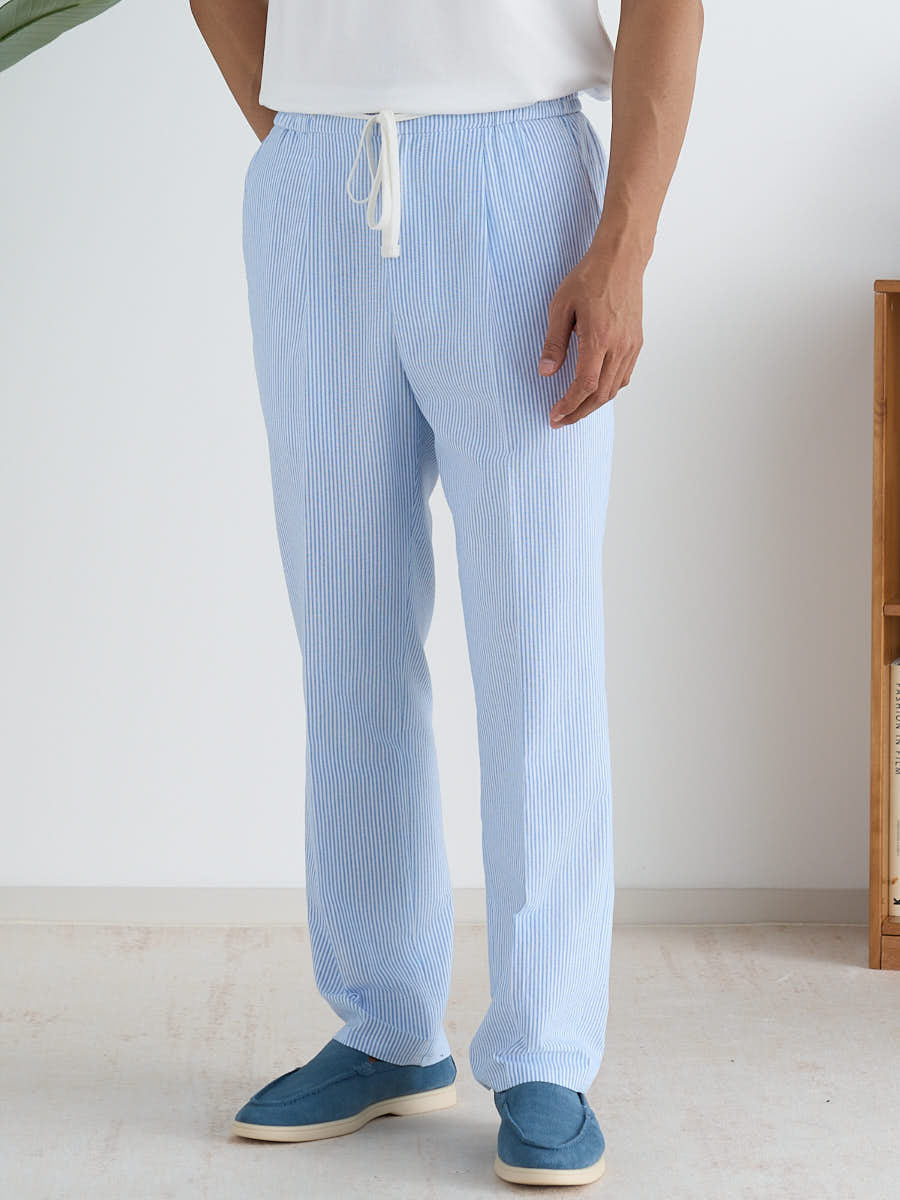 Marini Sorrento Blue Striped Pants