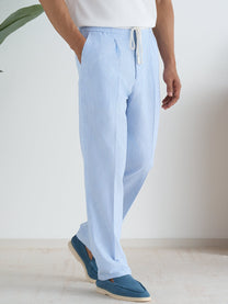 Marini Sorrento Blue Striped Pants