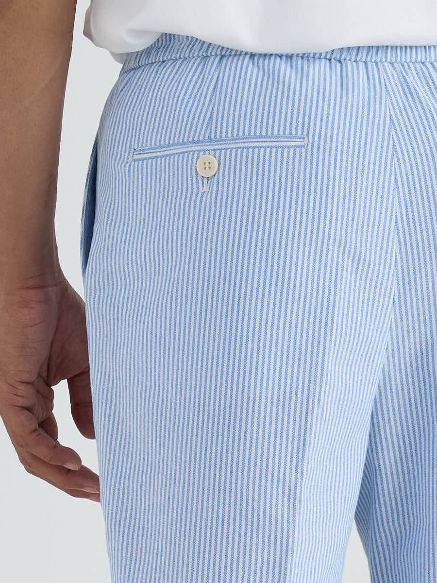 Marini Sorrento Blue Striped Pants