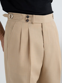 Marini Ravenna High Waisted Double Pleated pants