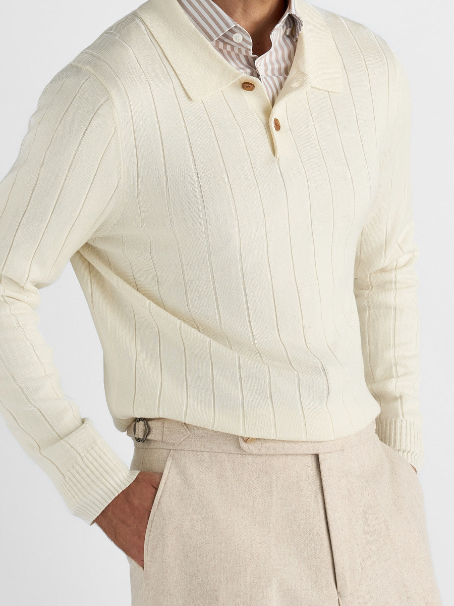 Marini Two Button Knit Polo