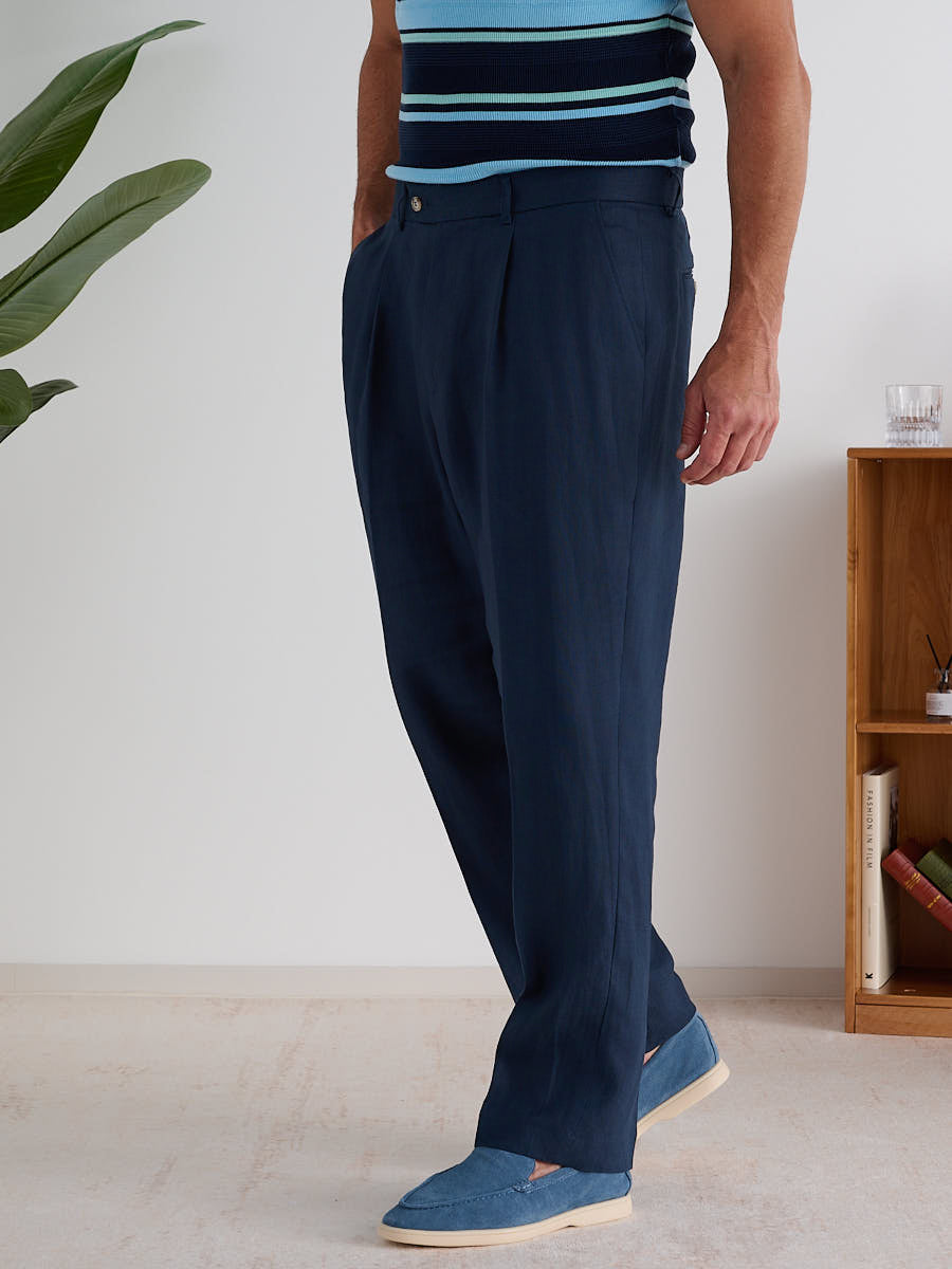 Marini Velmora Linen Trousers