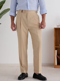 Marini Ravenna High Waisted Double Pleated pants