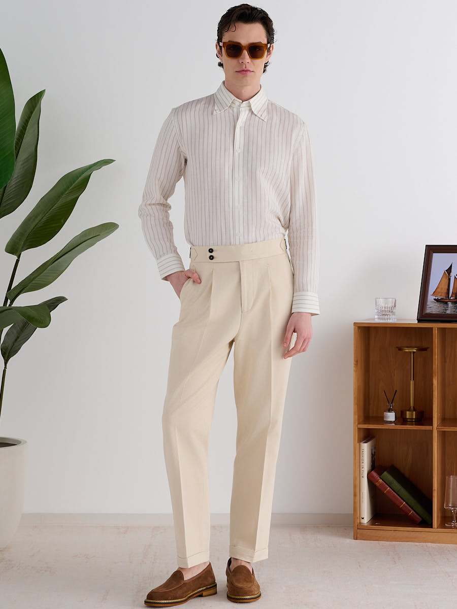 Marini Elvario Linen Blend Shirt