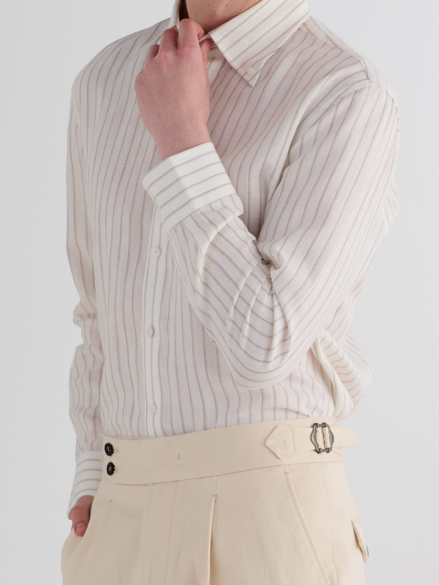 Marini Elvario Linen Blend Shirt