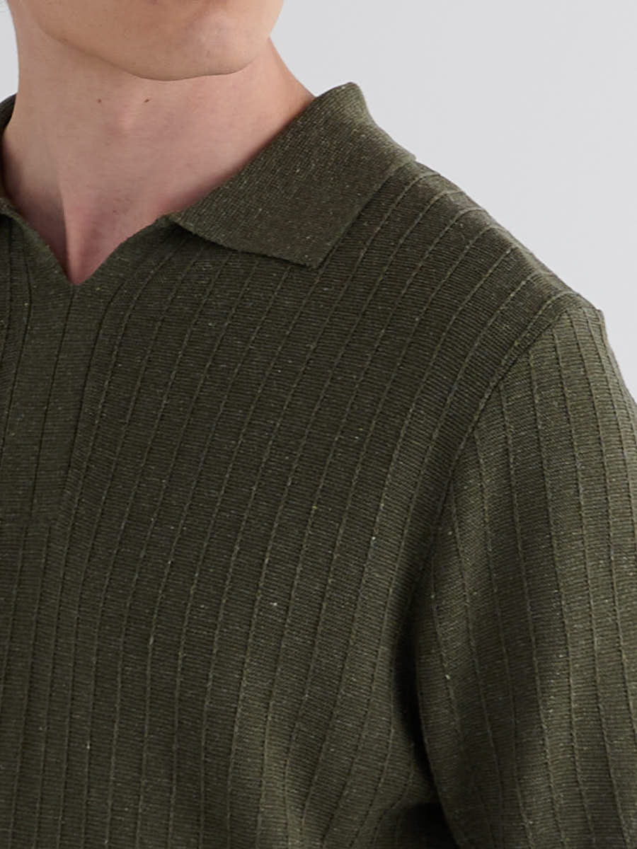 Marini Alviero Linen Blend Polo