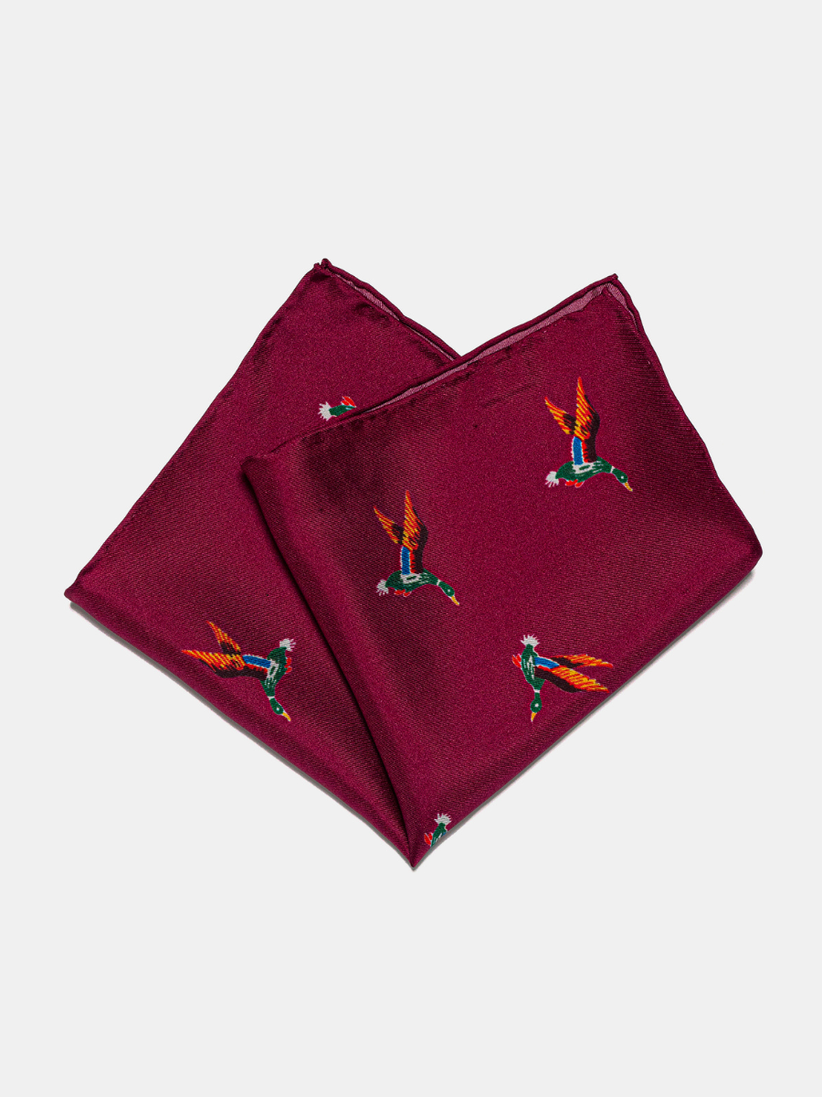 Marini Hand-Rolled Silk Pocket Square