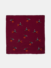 Marini Hand-Rolled Silk Pocket Square