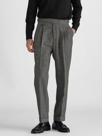 Marini Bergamo High Waisted Wool Grukha Trousers