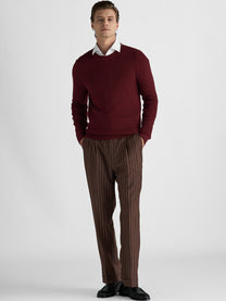 Marini Firenze High Waisted Double Pleated Pants