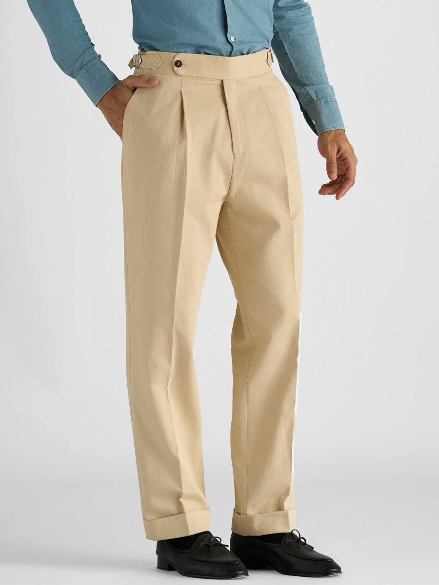 Marini Milano High Waisted Pleated Pants