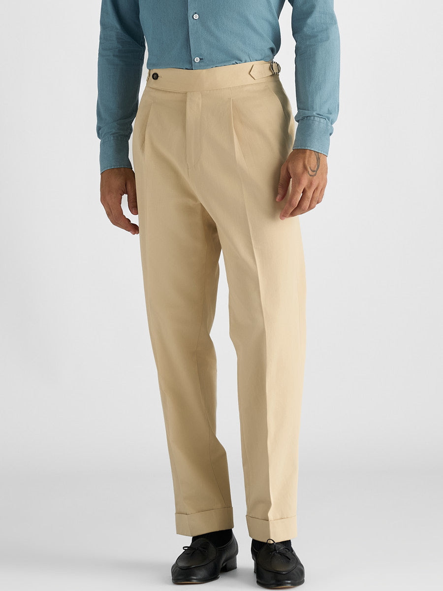 Marini Milano High Waisted Pleated Pants