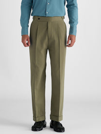 Marini Milano High Waisted Pleated Pants