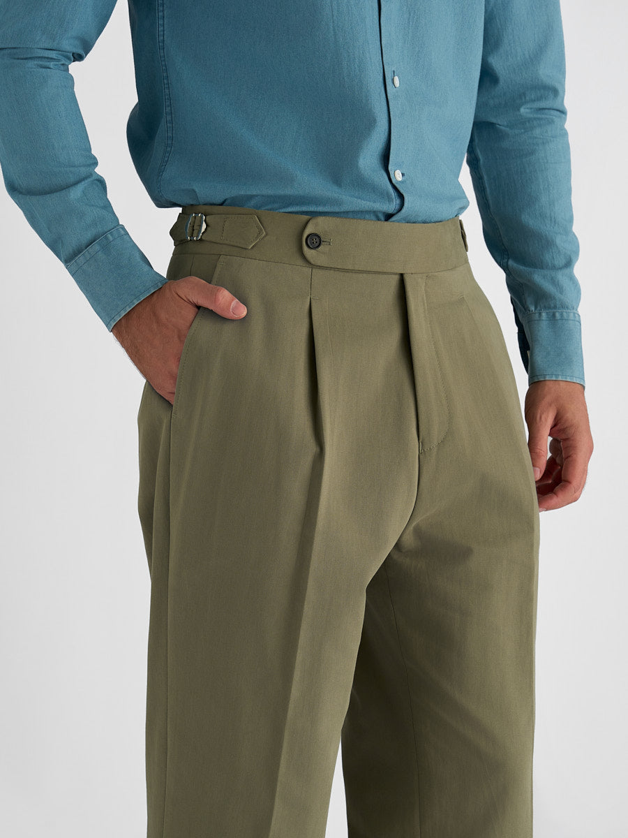 Marini Milano High Waisted Pleated Pants