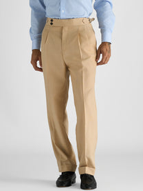 Marini Torino High Waisted Double Pleated Pants