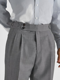 Marini Torino High Waisted Double Pleated Pants