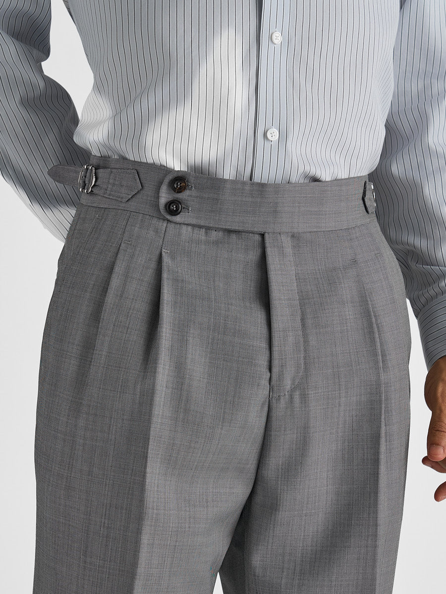 Marini Torino High Waisted Double Pleated Pants