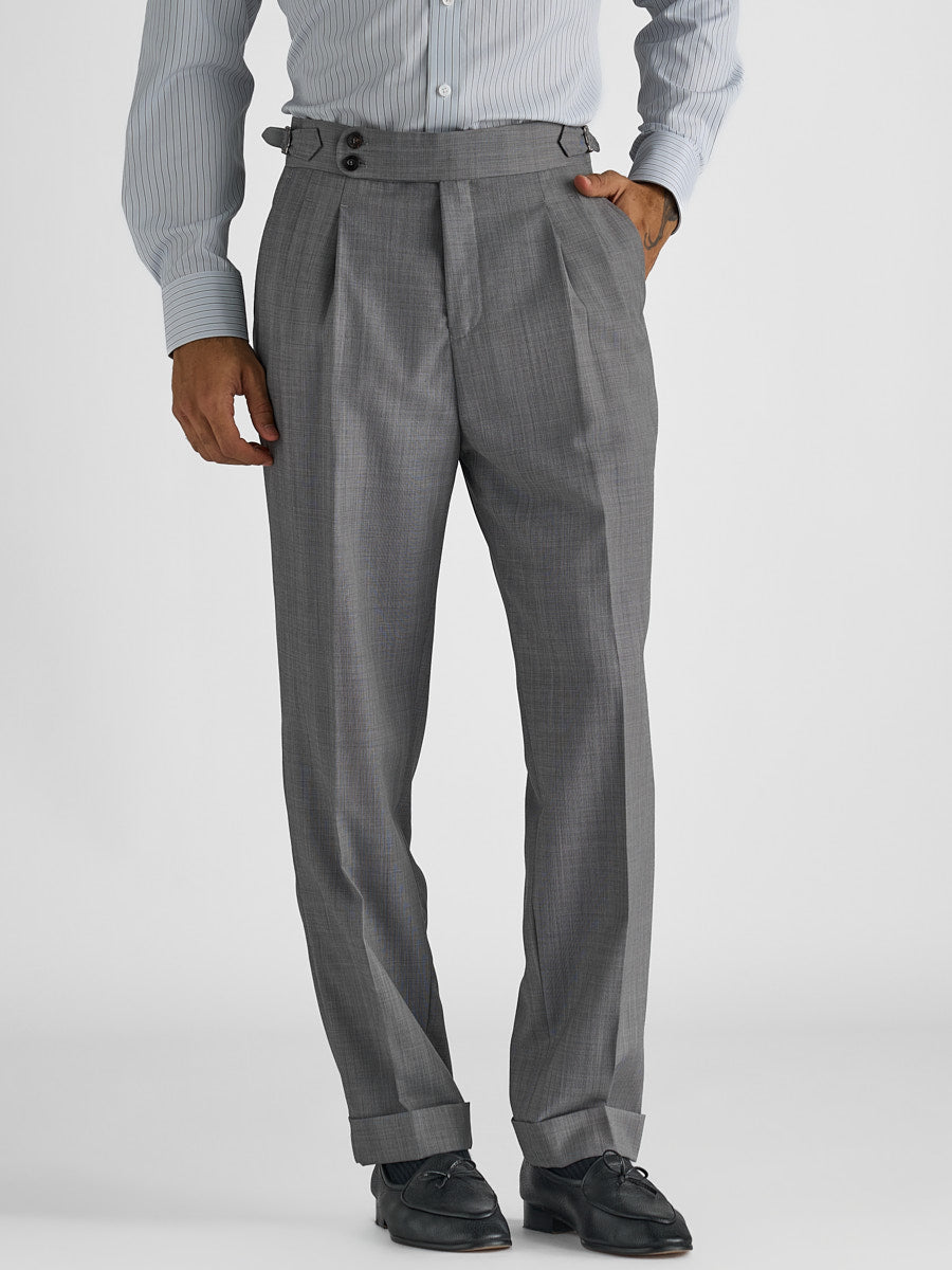 Marini Torino High Waisted Double Pleated Pants