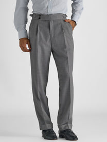 Marini Torino High Waisted Double Pleated Pants