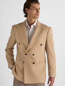 Marini Velaro Double Breasted Pinstripe Blazer