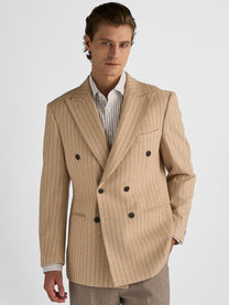 Marini Velaro Double Breasted Pinstripe Blazer