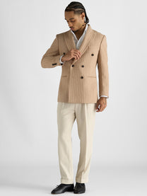 Marini Velaro Double Breasted Pinstripe Blazer