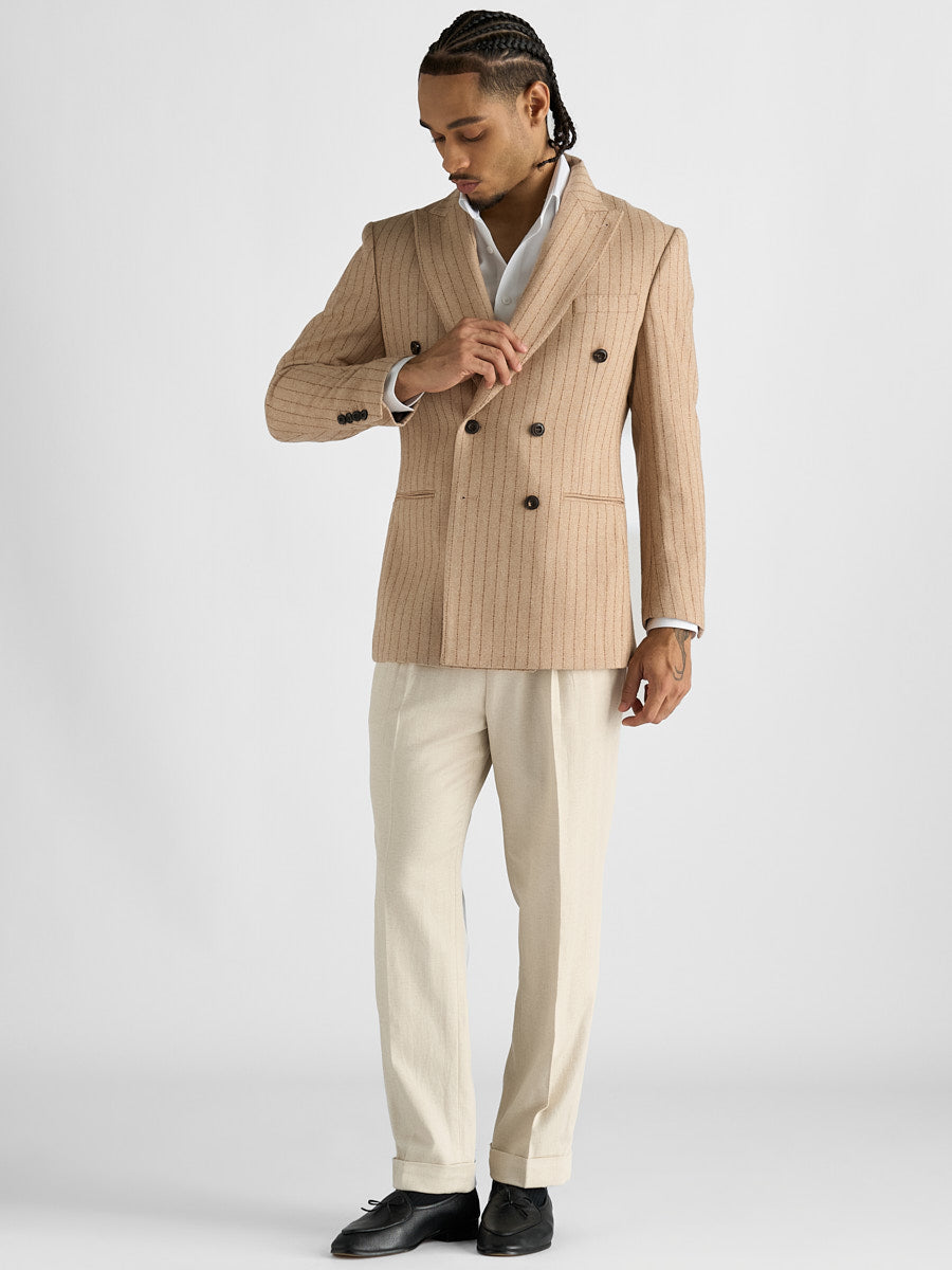 Marini Velaro Double Breasted Pinstripe Blazer