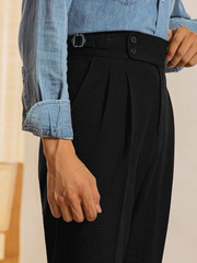 Straight Cut Naples Style Trousers