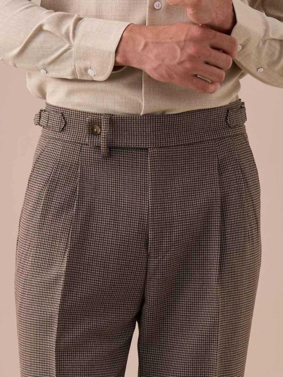 Marini Ravenna High Waisted Double Pleated Pants