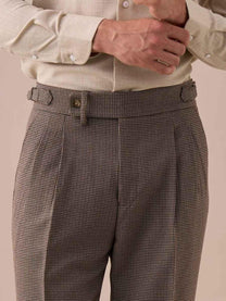 Marini Ravenna High Waisted Double Pleated Pants
