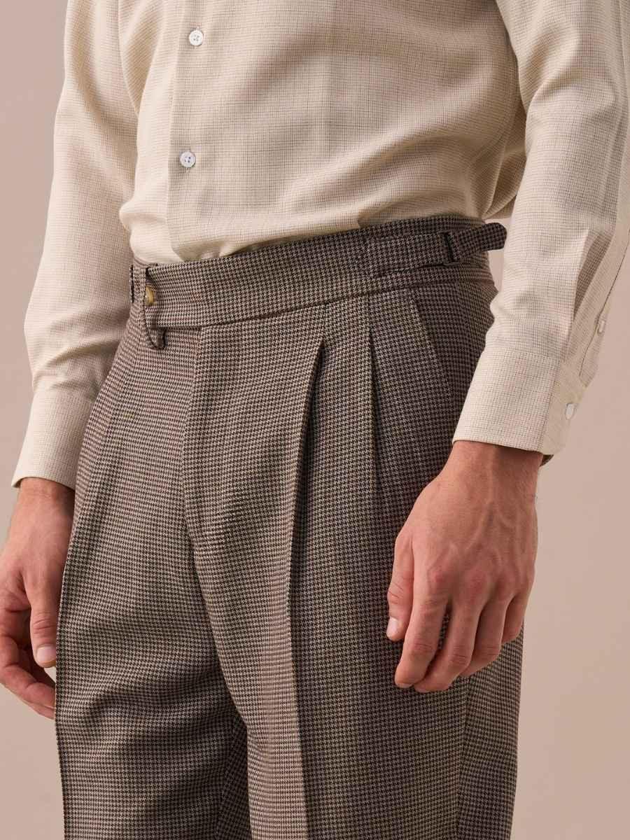 Marini Ravenna High Waisted Double Pleated Pants