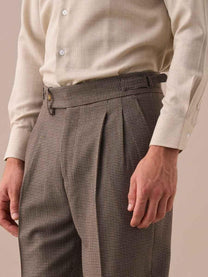 Marini Ravenna High Waisted Double Pleated Pants
