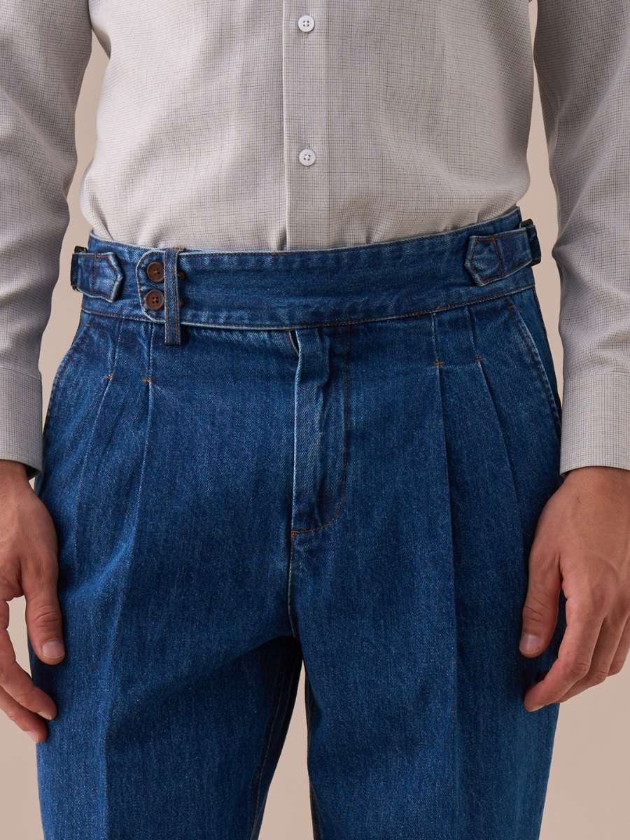 Marini Isernia Relaxed Fit Denim Trousers