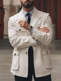 Marini PortoFino Linen Blend Safari Blazer