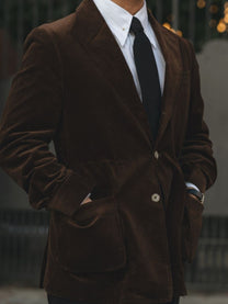 Marini Textured Corduroy Blazer