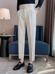 Pantalones de cintura recta