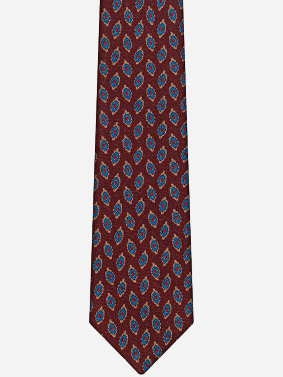 Marini Geometric Wool Tie