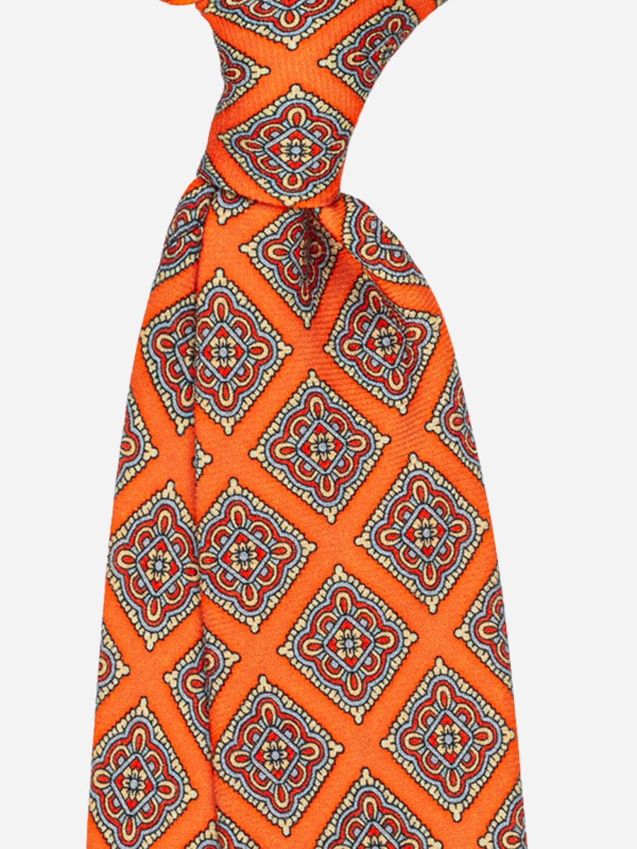 Marini Geometric Wool Tie