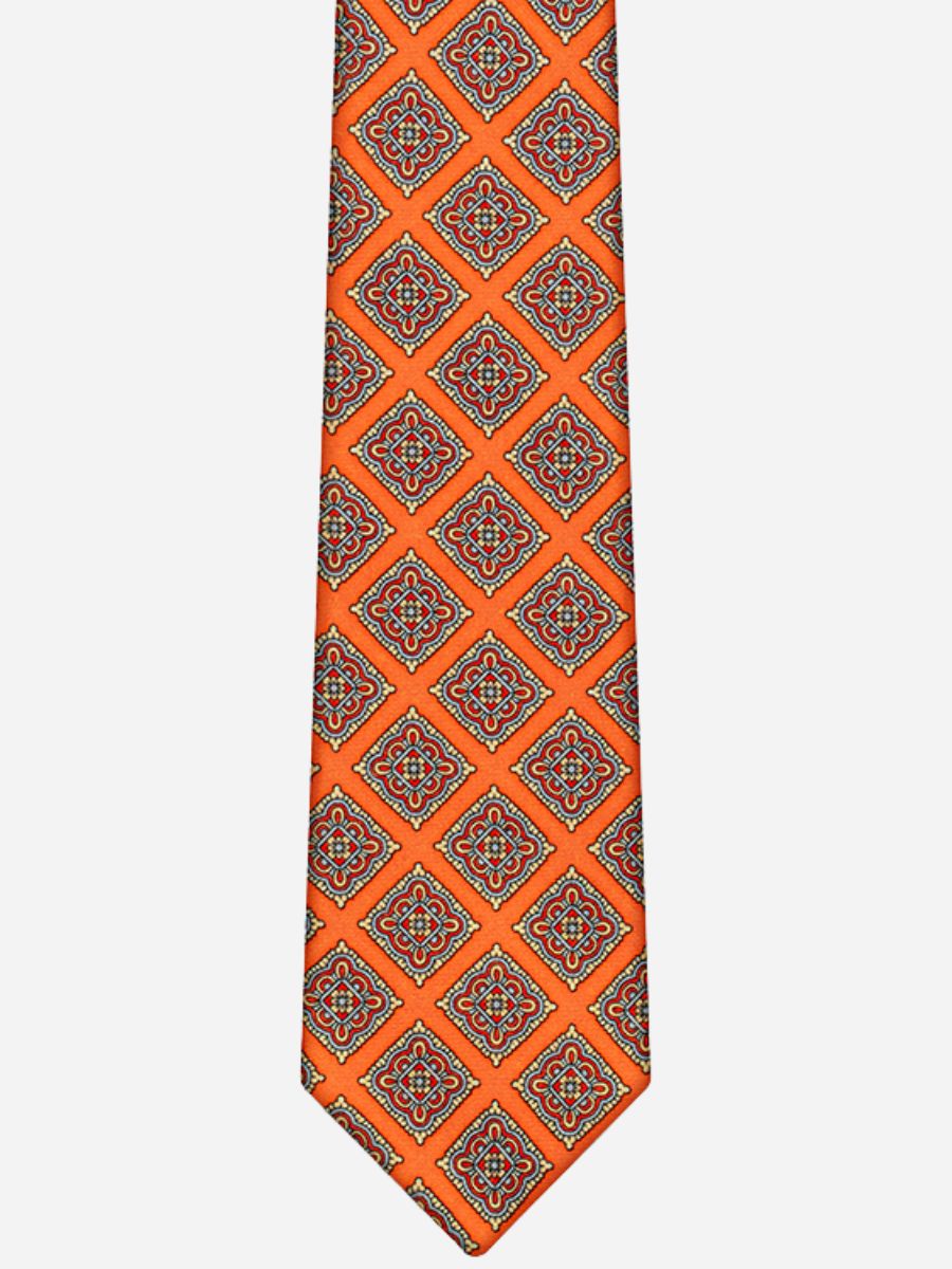 Marini Geometric Wool Tie