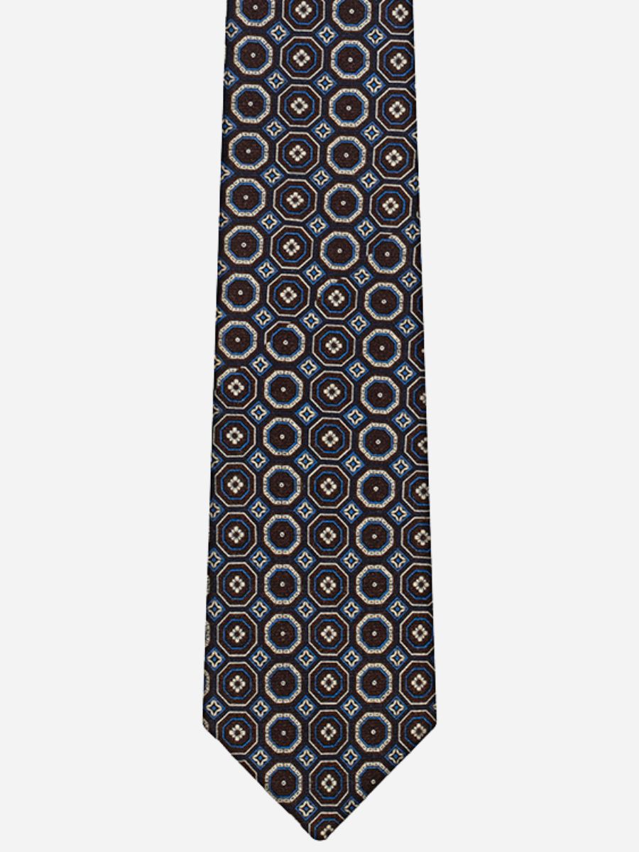 Marini Geometric Wool Tie